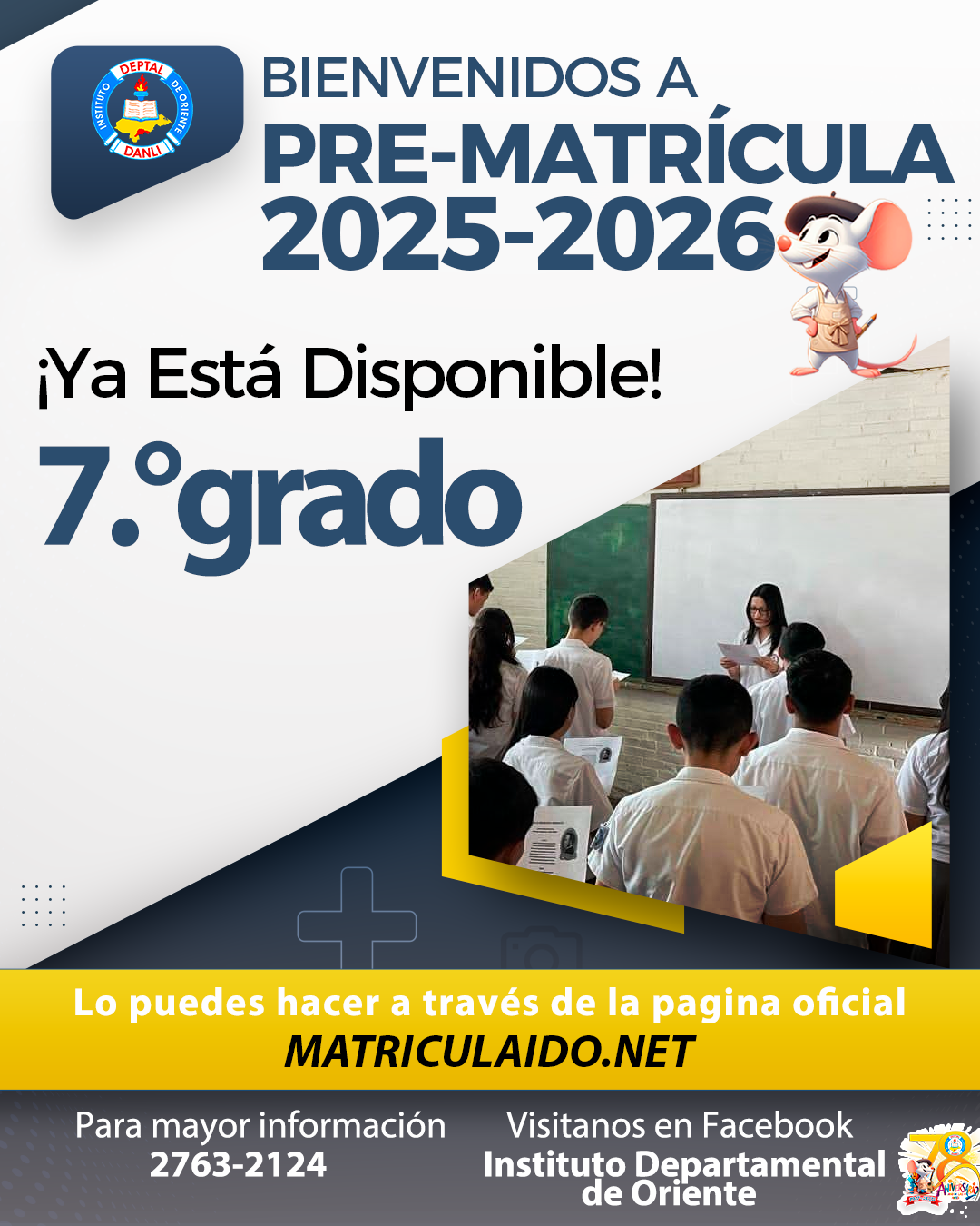 Pre-matrícula Séptimo Grado